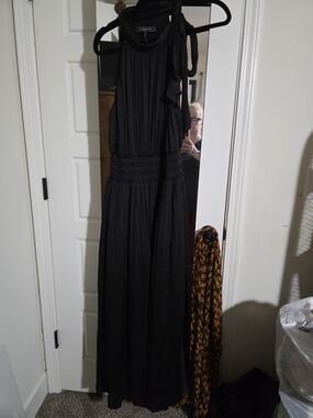 Black Halter Maxi Dress by BCBGeneration